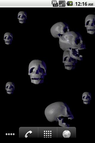 Halloween Skulls LiveWallpaper