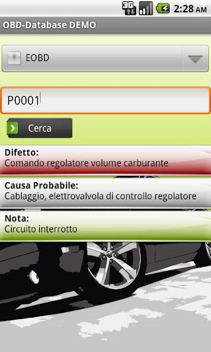 OBD-Database Italiano DEMO