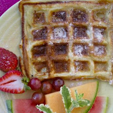 Sour Cream Cardamom Waffles