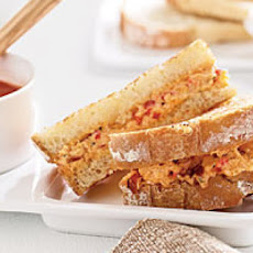 Grilled Pimiento, Cheddar, and Bacon on Sourdough