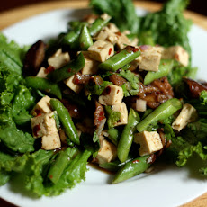 Dinner Tonight: Tofu, Green Bean and Shiitake Salad
