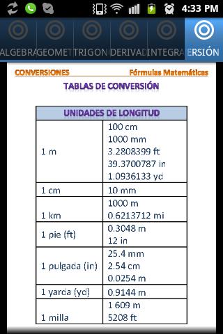 【免費書籍App】Fórmulas Matemáticas (tablas)-APP點子