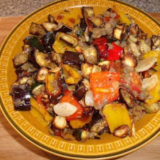 Roasted Ratatouille With Lentils