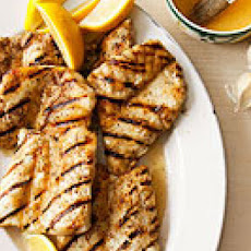 Wine-Glazed Grilled Halibut