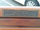 Memorial Bench Plaque