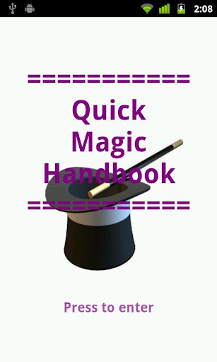 Audio Quick Magic Handbook