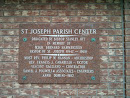St. Joseph Parish Center Dedication Plaque