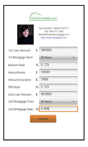 Elysia Stobbe's Mortgage Calc