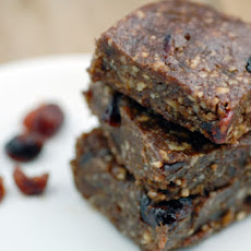 Chocolate Cranberry Power Bars