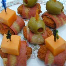 Veggie Bacon-Wrapped Chicken Bites