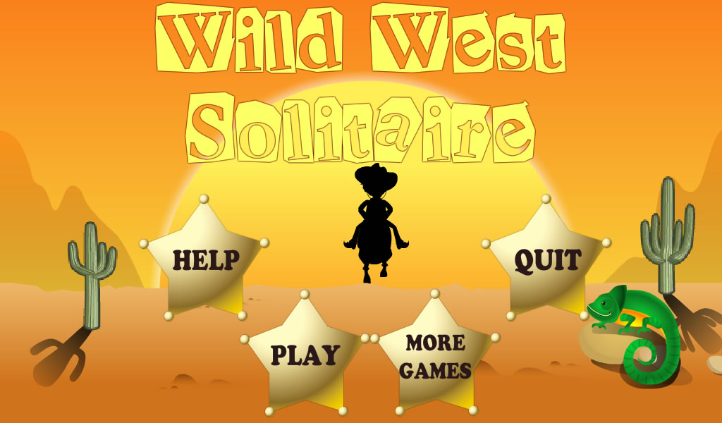 Android application Wild West Solitaire screenshort