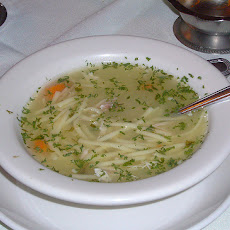Vegetable & Noodle Soup (Gluten, Dairy and Egg-Free)