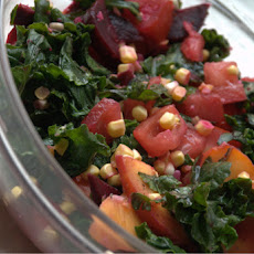 Late Summer Massaged Kale Salad