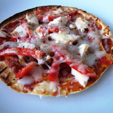 Healthy Tortilla Chicken Pizza