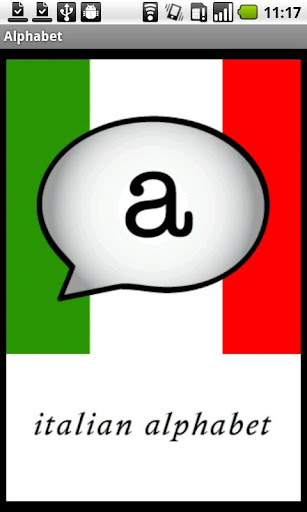 Italian Alphabet Demo