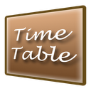 Timetable mobile app icon