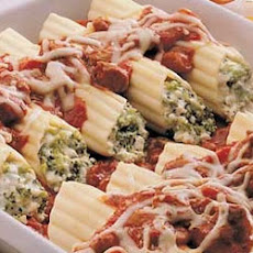 Sausage Broccoli Manicotti