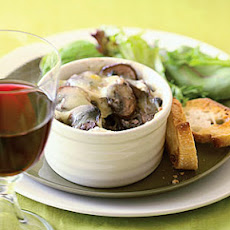 Drunken Mushroom Gratins