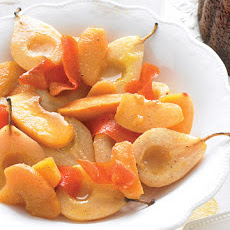 Roasted Pears and Quinces with Tangerine Zest