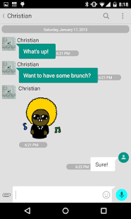 How to download KakaoTalk theme Material Teal 4.0.0 mod apk for pc