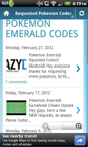 pokedroid-emerald for android screenshot