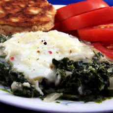 Skillet Eggs Florentine