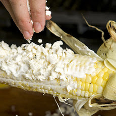 Grilled Corn with Cheese and Chile