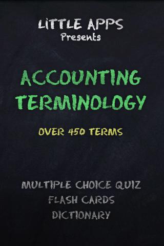 ACCOUNTING Terms Learning Quiz