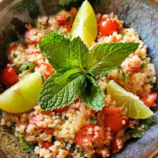 Quinoa Salad Recipe with Lime + Fresh Mint