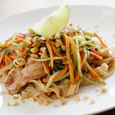 Asian Peanut Noodles with Chicken