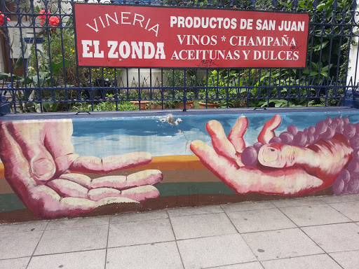 Mural en Vinería El Zonda