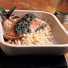 Easy Pesto Salmon