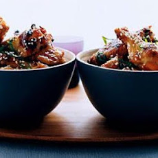 Sticky Sesame Chicken Wings