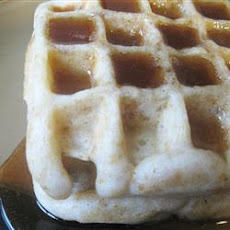 Cornflake Waffles with Honey Sauce