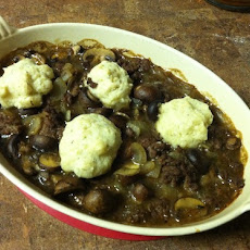 Beef and Mushroom Cobbler