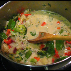 Green Curried Vegetables