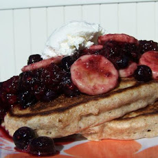 Whole Wheat Pancakes With Fresh Fruit