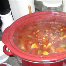 Slow Cooker Vegetable Chili