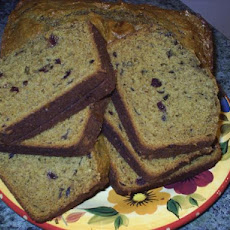 New England Harvest Cranberry Pumpkin Bread