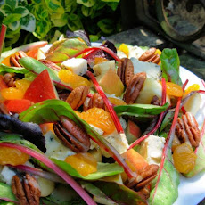Spinach Salad With White Stilton and Fruit