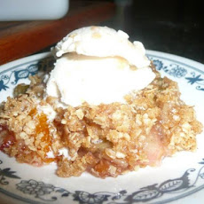 Rhubarb Mandarin Crisp
