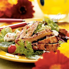 Chicken Pastor Salad with Avocado Vinaigrette