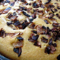 Caramelized Onion Skillet Corn Bread