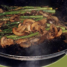 Asparagus Spears with Mushrooms