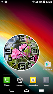 How to install Spring Flowers Clock patch 2.0 apk for bluestacks