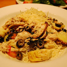 Cheesy Artichoke Chicken Pasta