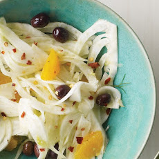 Orange, Fennel, and Olive Salad with Red-Pepper Flakes