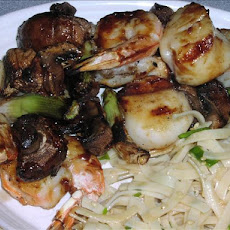 Teriyaki Shrimp and Scallop Kebabs
