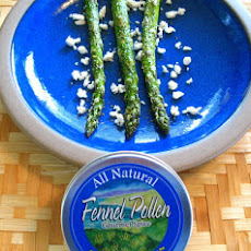 Roasted Asparagus with Fennel Pollen and Ricotta Salata