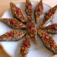 Gozinaki (Georgian Caramelized Nut Candy)